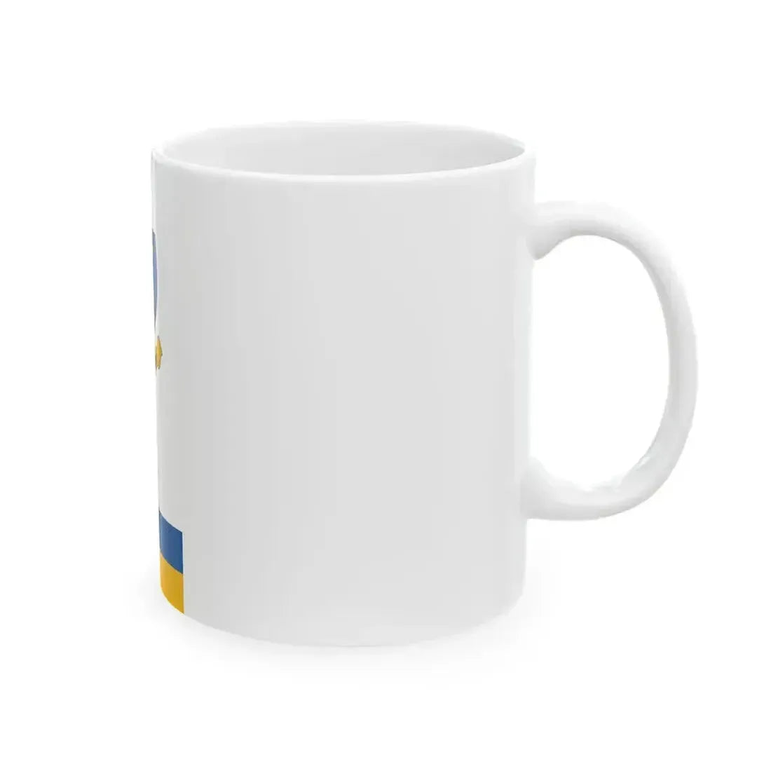 Flag of Korostetetlen vertical (Hungary) White Coffee Mug - Go Mug Yourself