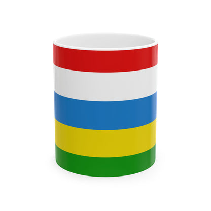 Flag of Kortenberg (Belgium) White Coffee Mug-11oz-Go Mug Yourself