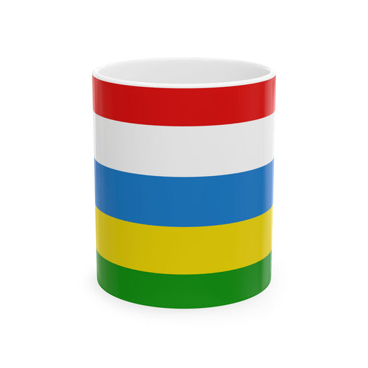 Flag of Kortenberg (Belgium) White Coffee Mug-11oz-Go Mug Yourself