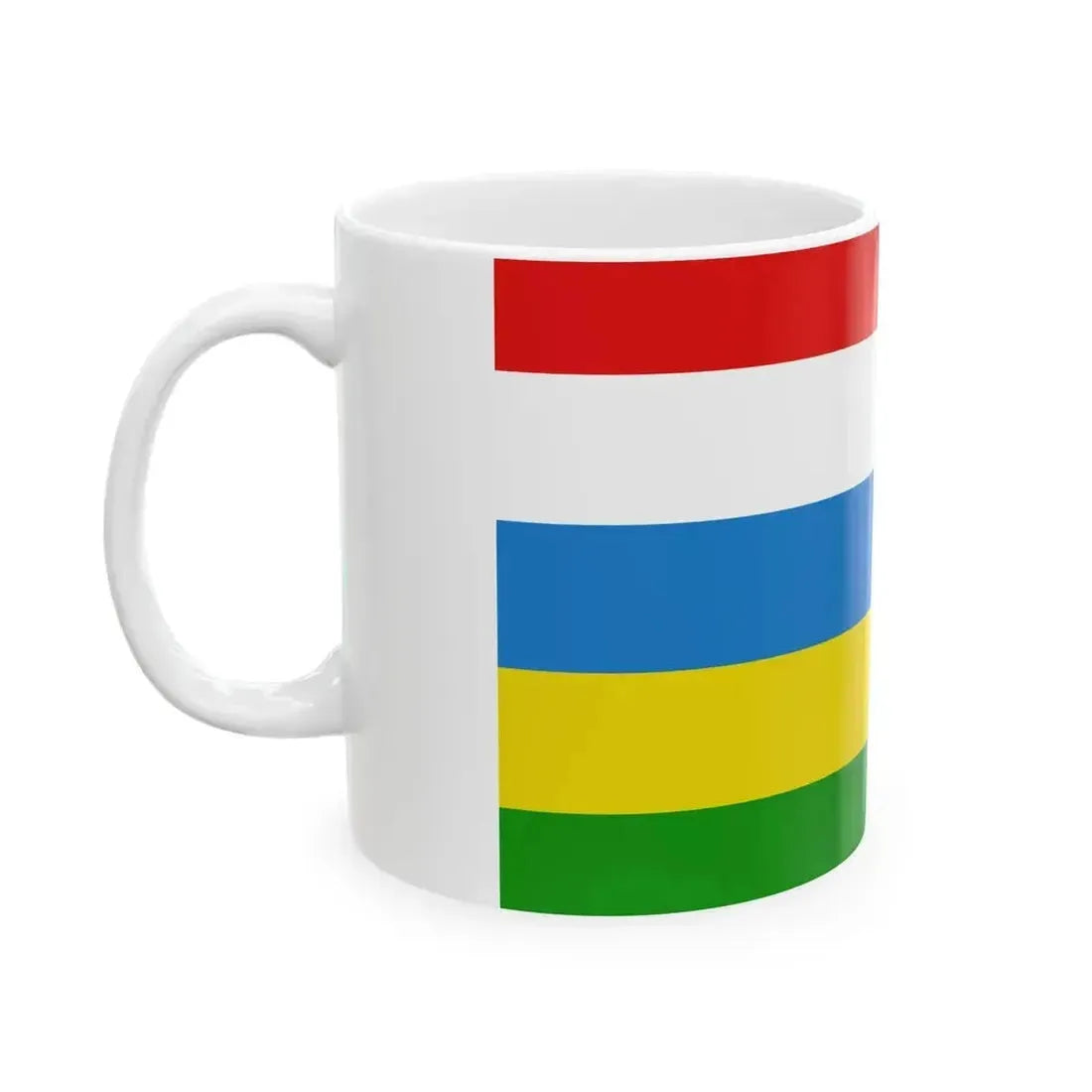 Flag of Kortenberg (Belgium) White Coffee Mug - Go Mug Yourself