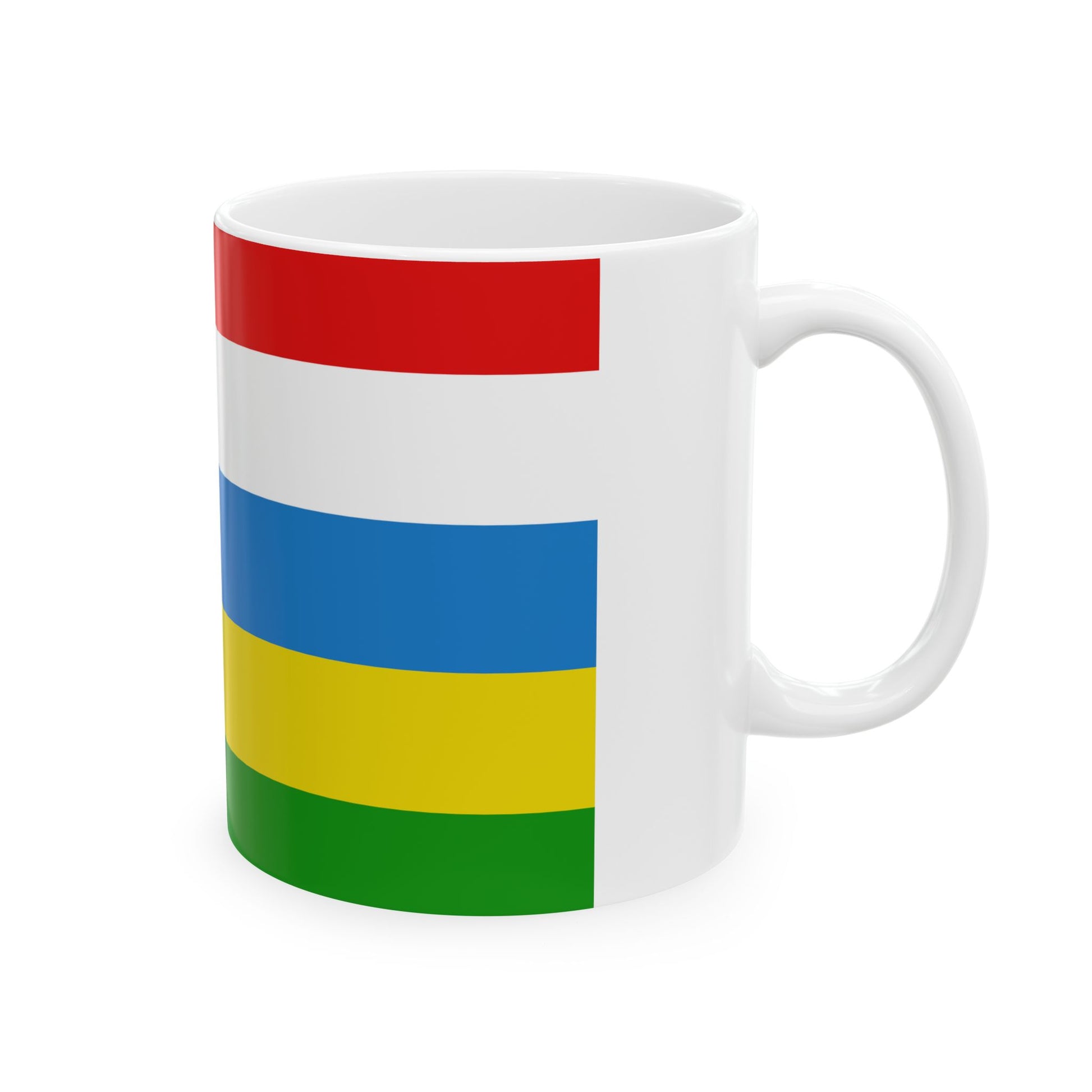 Flag of Kortenberg (Belgium) White Coffee Mug-Go Mug Yourself