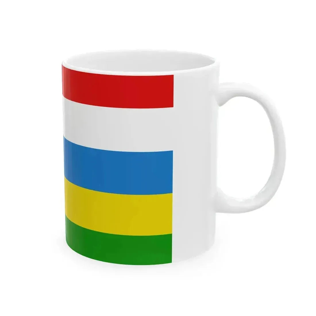 Flag of Kortenberg (Belgium) White Coffee Mug - Go Mug Yourself