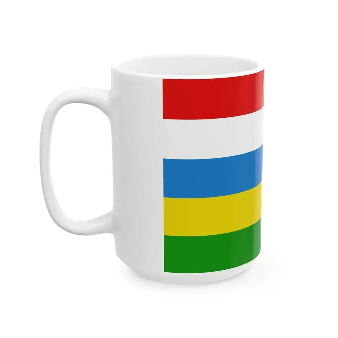 Flag of Kortenberg (Belgium) White Coffee Mug - Go Mug Yourself