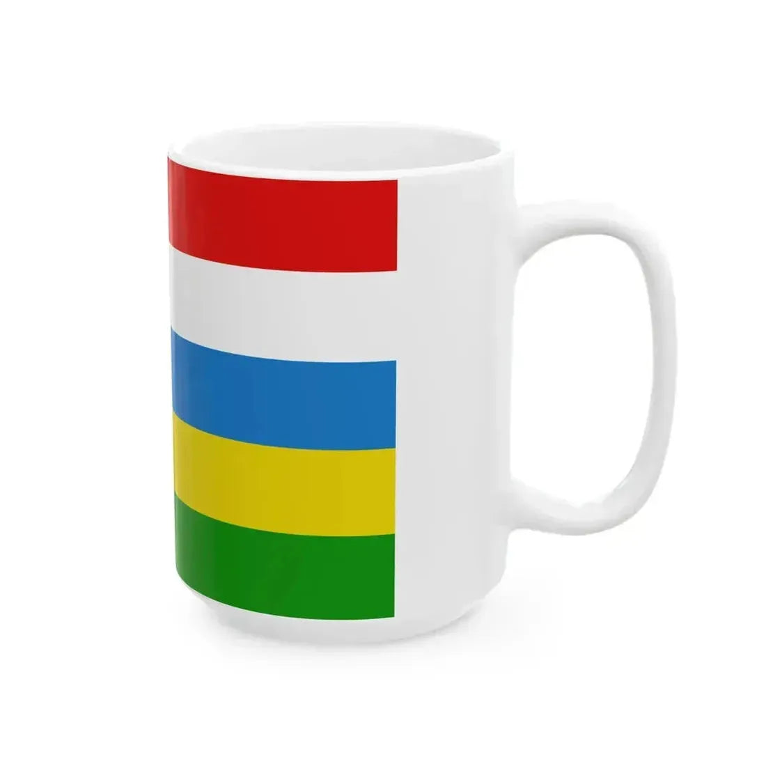 Flag of Kortenberg (Belgium) White Coffee Mug - Go Mug Yourself