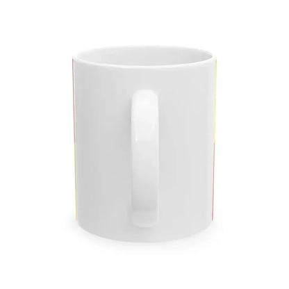 Flag of Kortessem (Belgium) White Coffee Mug - Go Mug Yourself