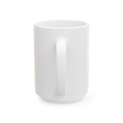 Flag of Kortessem (Belgium) White Coffee Mug-Go Mug Yourself