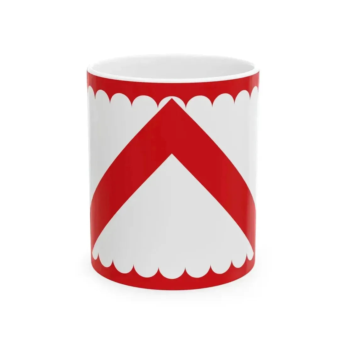 Flag of Kortrijk (Belgium) White Coffee Mug 11oz - Go Mug Yourself