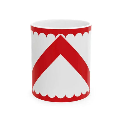 Flag of Kortrijk (Belgium) White Coffee Mug 11oz - Go Mug Yourself
