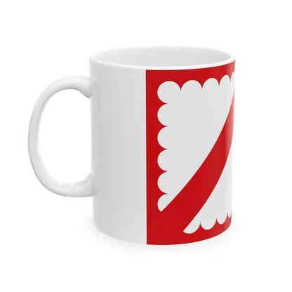 Flag of Kortrijk (Belgium) White Coffee Mug - Go Mug Yourself