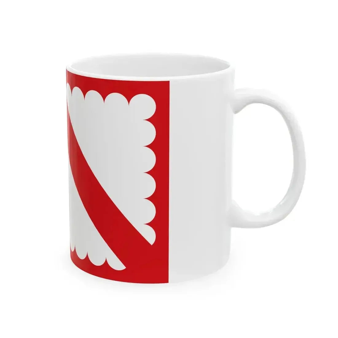 Flag of Kortrijk (Belgium) White Coffee Mug - Go Mug Yourself