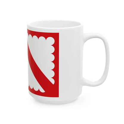 Flag of Kortrijk (Belgium) White Coffee Mug - Go Mug Yourself