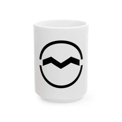 Flag of Koryo Shimane 1969-2005 (Japan) White Coffee Mug 15oz - Go Mug Yourself