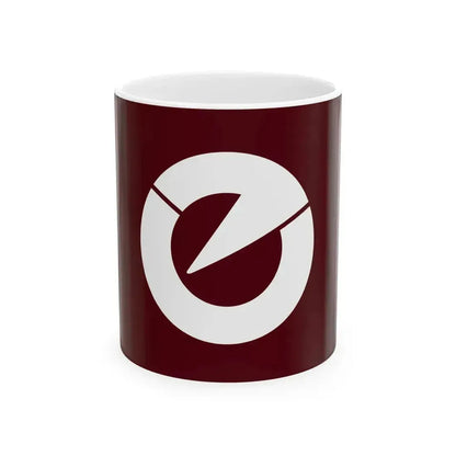 Flag of Kosai Yamanashi 1965-2003 (Japan) White Coffee Mug 11oz - Go Mug Yourself