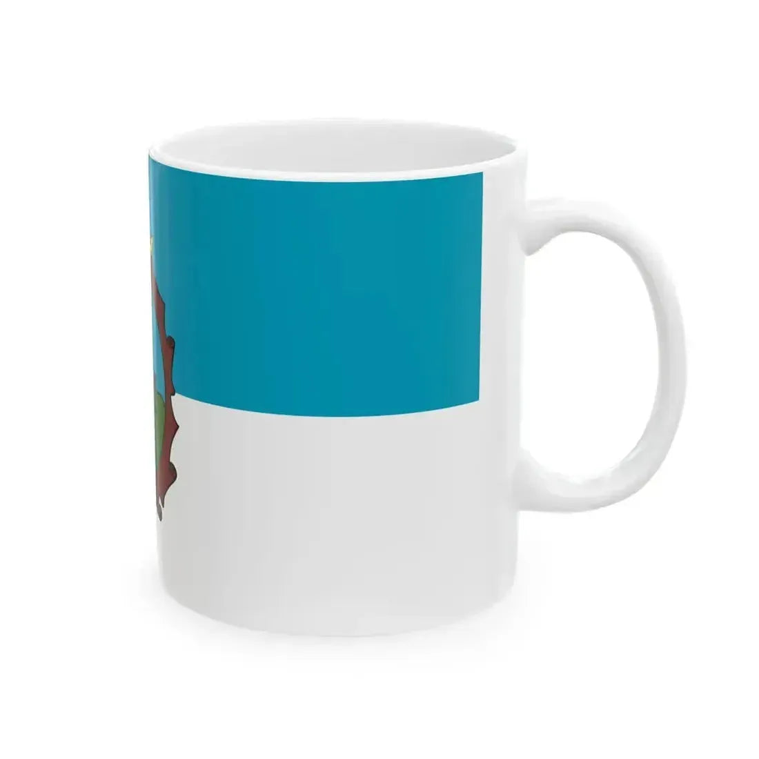Flag of Kosd (Hungary) White Coffee Mug - Go Mug Yourself