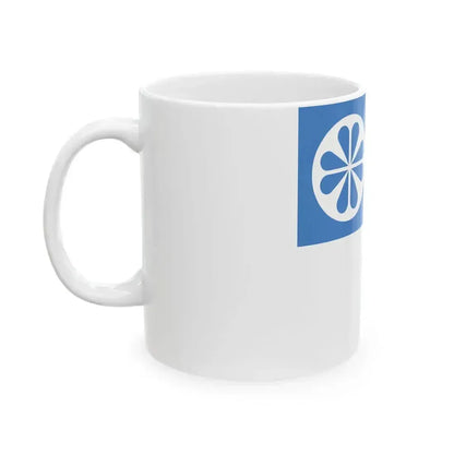 Flag of Kose Parish Harju County Estonia (Estonia) White Coffee Mug - Go Mug Yourself