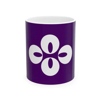 Flag of Koshu Yamanashi (Japan) White Coffee Mug 11oz - Go Mug Yourself