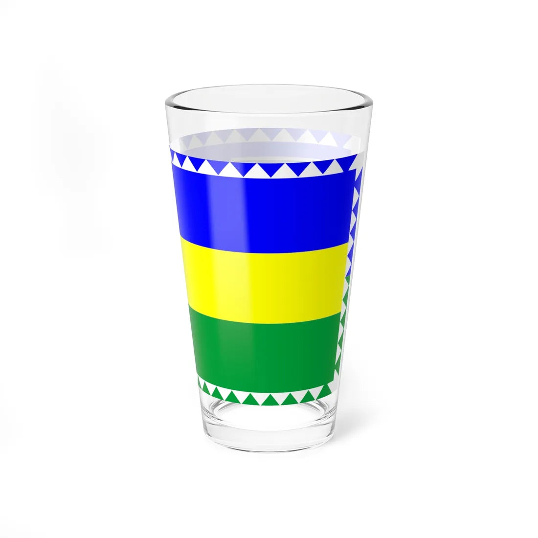 Flag of Kosiv Raion (Ukraine) Pint Glass 16oz - Go Mug Yourself