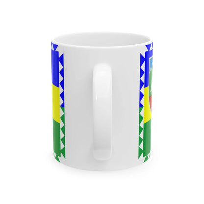 Flag of Kosiv Raion (Ukraine) White Coffee Mug - Go Mug Yourself