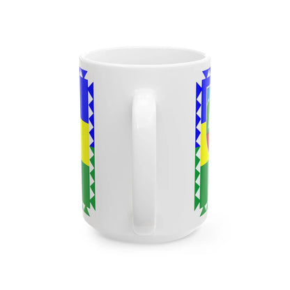 Flag of Kosiv Raion (Ukraine) White Coffee Mug - Go Mug Yourself
