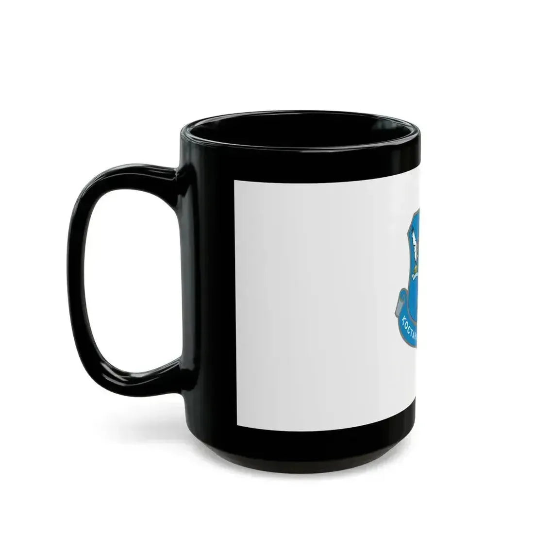 Flag of Kostanay Kazakhstan - Black Coffee Mug - Go Mug Yourself