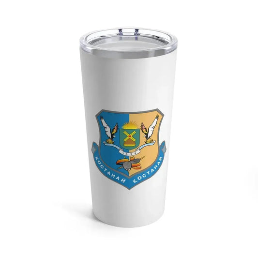Flag of Kostanay Kazakhstan - Tumbler 20oz 20oz - Go Mug Yourself