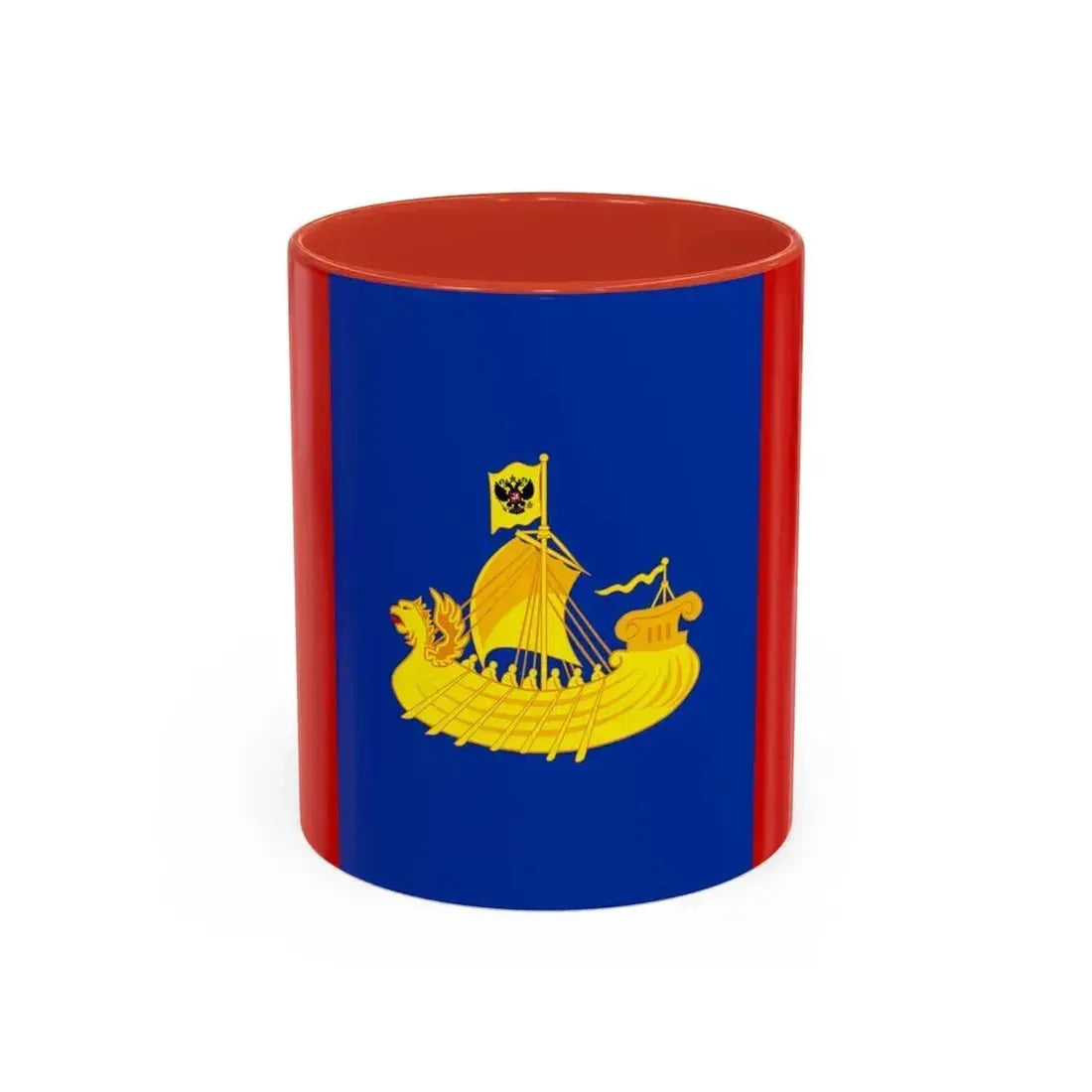 Flag of Kostroma Oblast Russia - Accent Coffee Mug 11oz Red - Go Mug Yourself