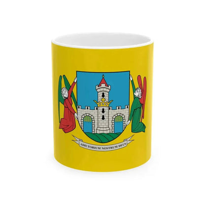 Flag of Koszeg (Hungary) White Coffee Mug 11oz - Go Mug Yourself