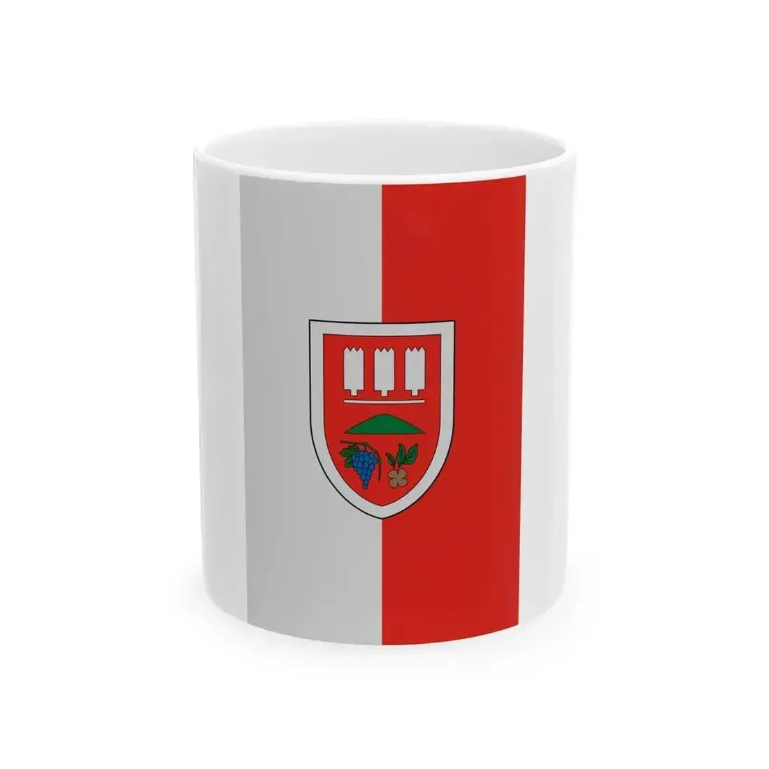 Flag of Koszegszerdahely (Hungary) White Coffee Mug 11oz - Go Mug Yourself