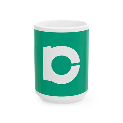 Flag of Kota Aichi (Japan) White Coffee Mug 15oz - Go Mug Yourself