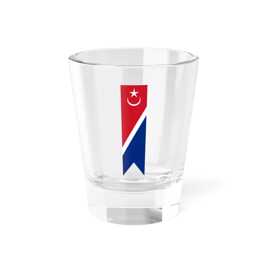 Flag of Kota Tinggi Johor vertical (Malaysia) Shot Glass 1.5oz 1.5oz - Go Mug Yourself