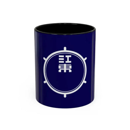 Flag of Koto Tokyo Japan - Accent Coffee Mug 11oz Black - Go Mug Yourself