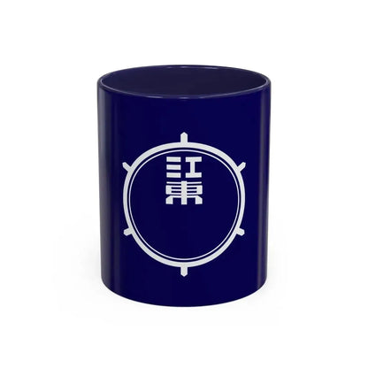 Flag of Koto Tokyo Japan - Accent Coffee Mug 11oz Navy - Go Mug Yourself