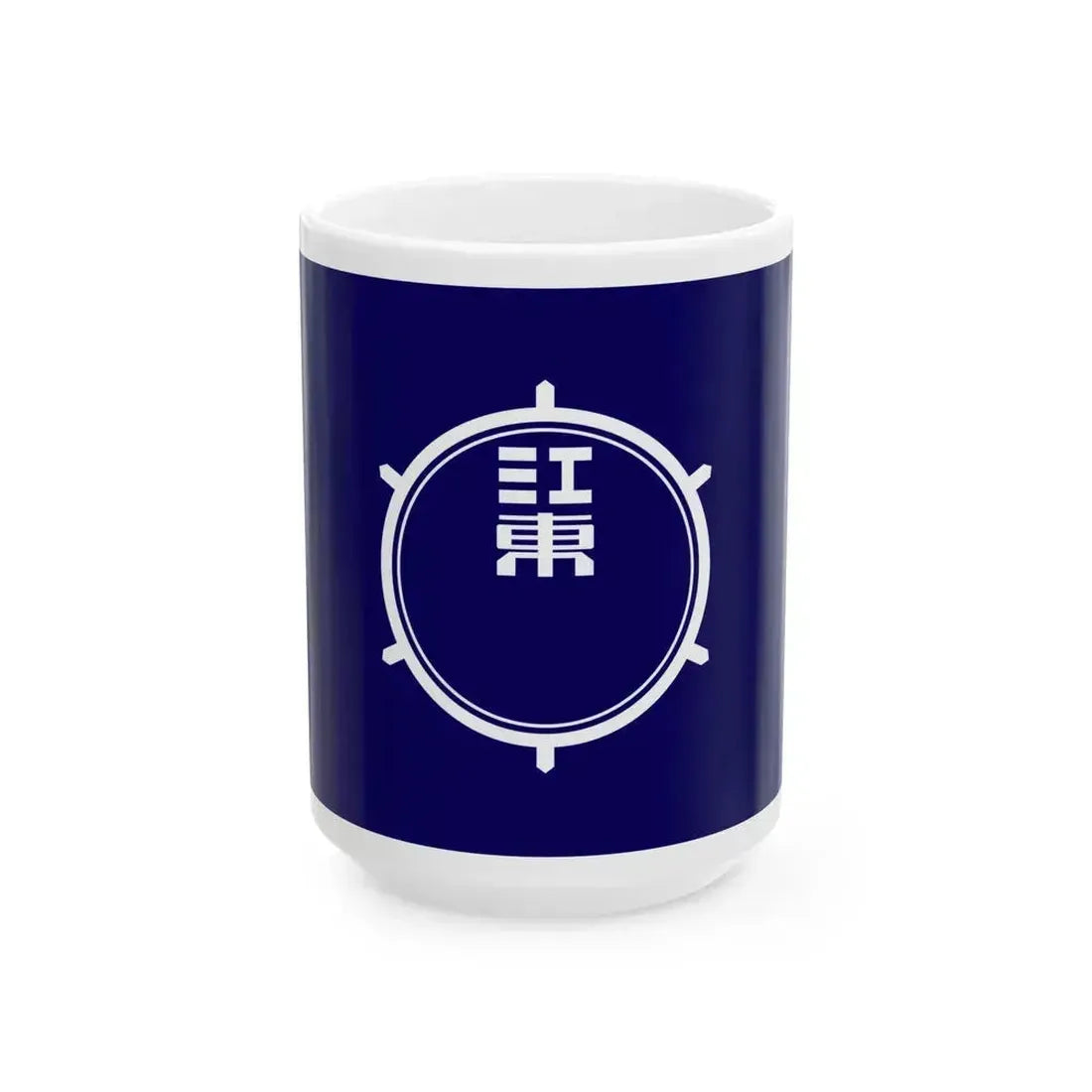 Flag of Koto Tokyo Japan - White Coffee Mug 15oz - Go Mug Yourself