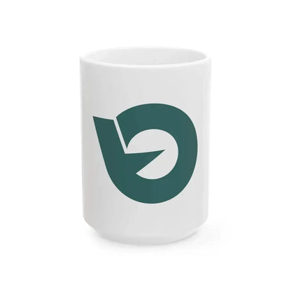 Flag of Kotohira Kagawa (Japan) White Coffee Mug 15oz - Go Mug Yourself