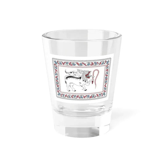 Flag of Kotte (Sri Lanka) Shot Glass 1.5oz 1.5oz - Go Mug Yourself