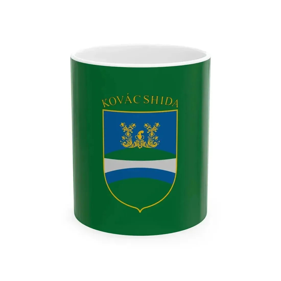 Flag of Kovacshida (Hungary) White Coffee Mug 11oz - Go Mug Yourself