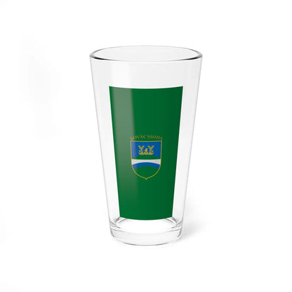 Flag of Kovacshida vertical (Hungary) Pint Glass 16oz 16oz - Go Mug Yourself