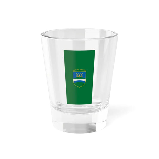 Flag of Kovacshida vertical (Hungary) Shot Glass 1.5oz 1.5oz - Go Mug Yourself