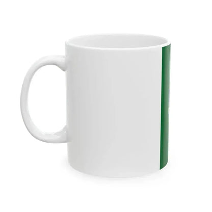 Flag of Kovacshida vertical (Hungary) White Coffee Mug - Go Mug Yourself