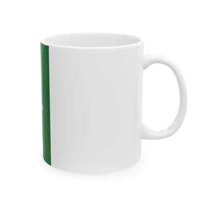 Flag of Kovacshida vertical (Hungary) White Coffee Mug - Go Mug Yourself