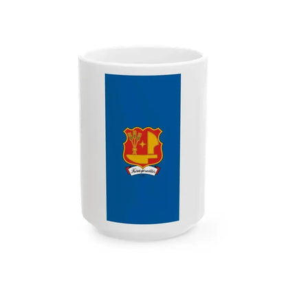 Flag of Kovagoszolos (Hungary) White Coffee Mug 15oz - Go Mug Yourself