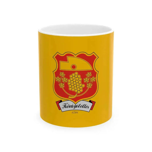Flag of Kovagotottos (Hungary) White Coffee Mug 11oz - Go Mug Yourself