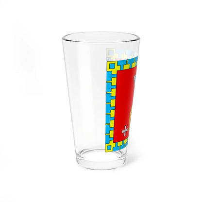 Flag of Kovel (Ukraine) Pint Glass 16oz - Go Mug Yourself