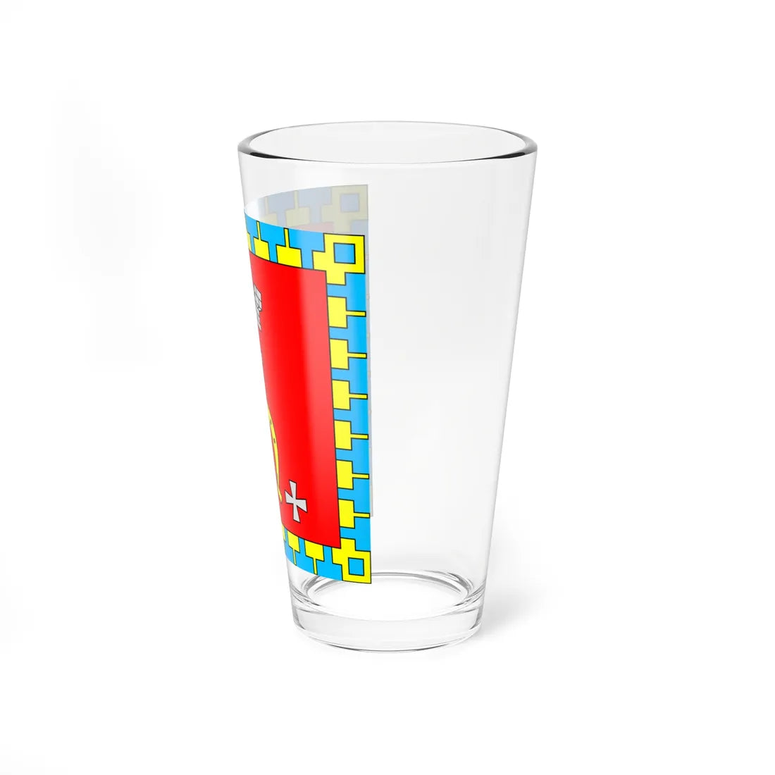 Flag of Kovel (Ukraine) Pint Glass 16oz - Go Mug Yourself