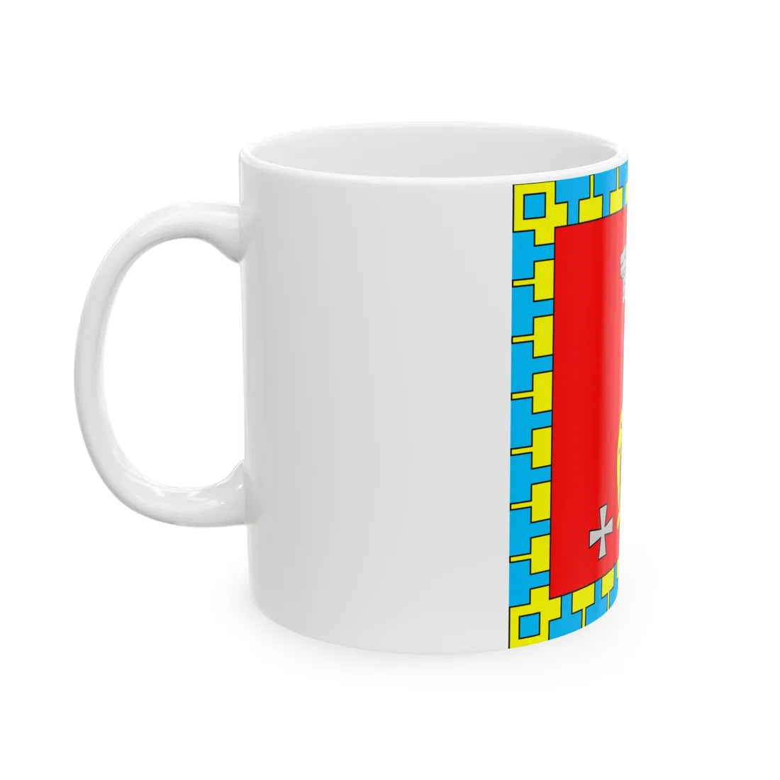 Flag of Kovel (Ukraine) White Coffee Mug - Go Mug Yourself
