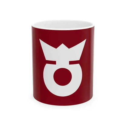 Flag of Koza Wakayama (Japan) White Coffee Mug 11oz - Go Mug Yourself