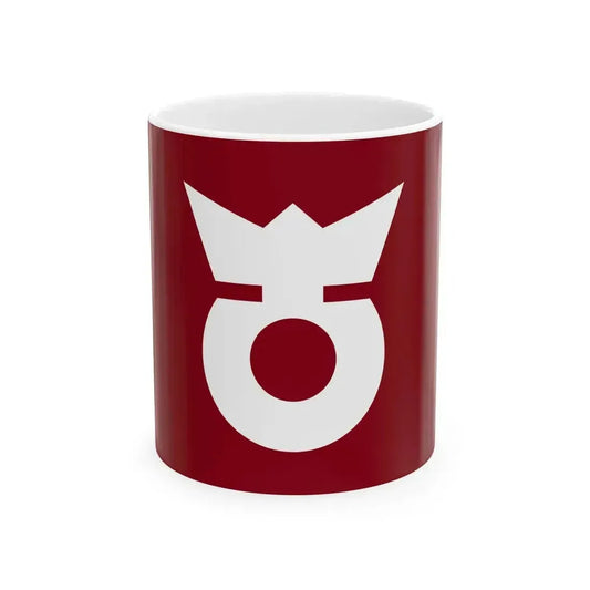 Flag of Koza Wakayama (Japan) White Coffee Mug 11oz - Go Mug Yourself