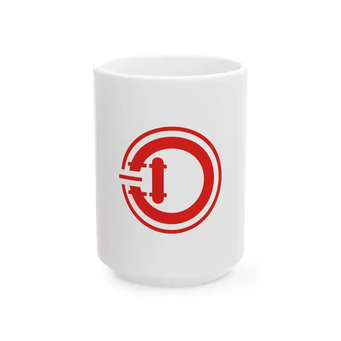 Flag of Kozaki Chiba (Japan) White Coffee Mug 15oz - Go Mug Yourself