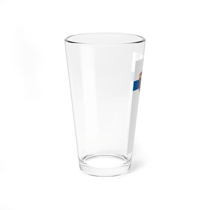 Flag of Kozarmisleny vertical (Hungary) Pint Glass 16oz - Go Mug Yourself