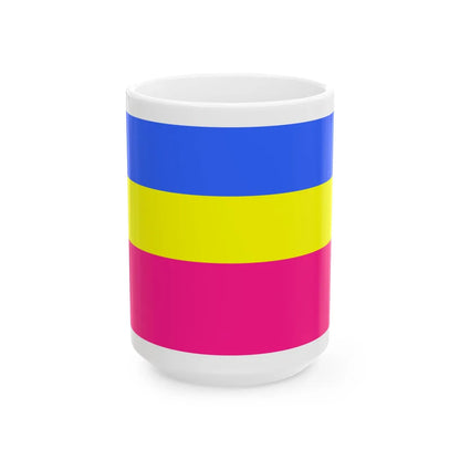 Flag of Kozelschin (Ukraine) White Coffee Mug 15oz - Go Mug Yourself